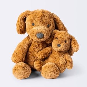 Brown Dog Plush Animal with Mini Plush - Cloud Island